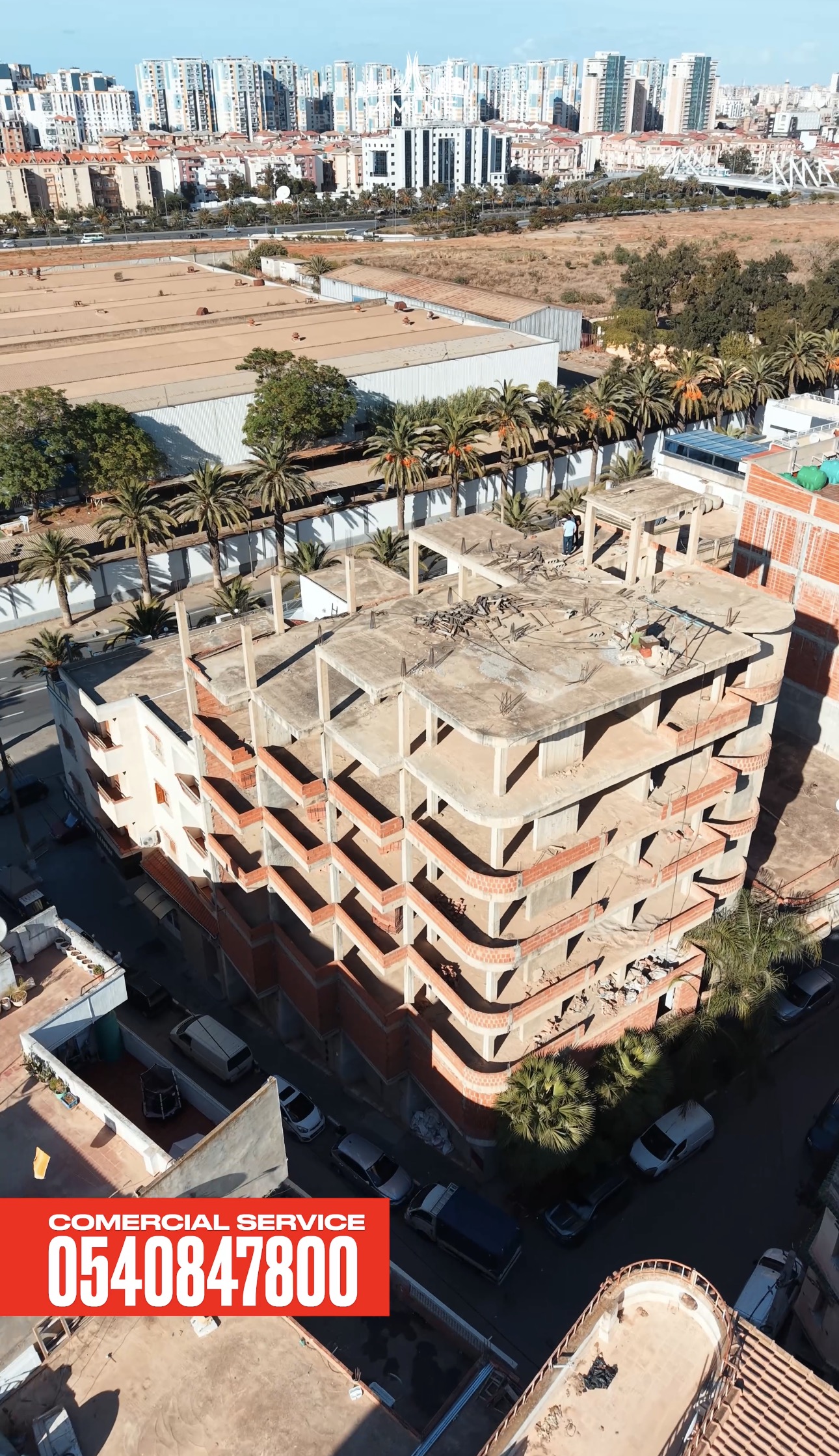 🏢 Administrative and Commercial Building (Hotel) for Sale 📍 Bab Ezzouar – Algiers, Algeria 🇩🇿
