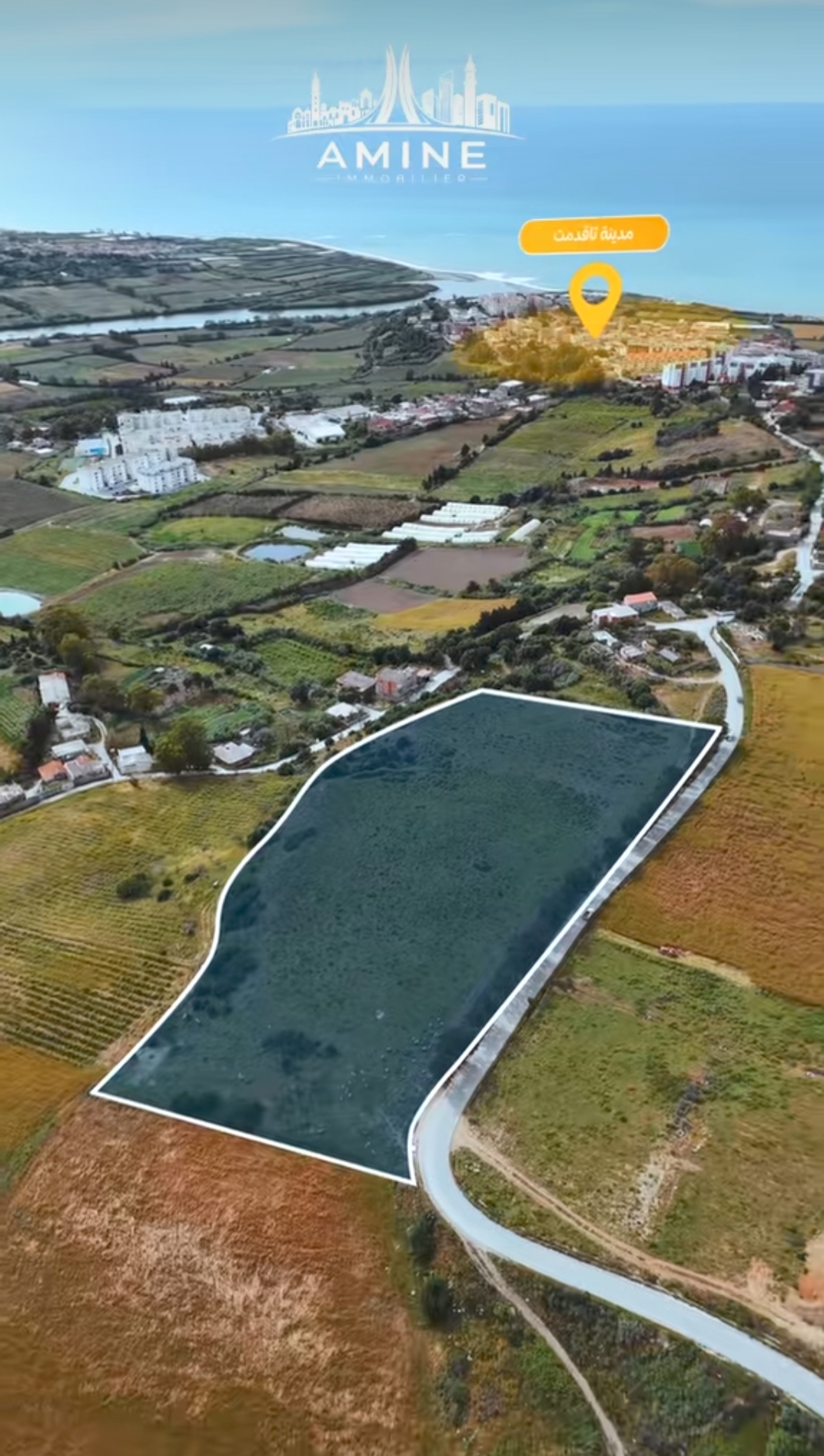 🏞️ Exceptional Investment Opportunity in Dellys – 10,300 m² Tourism, Commercial and Urban Development Land 📐💎