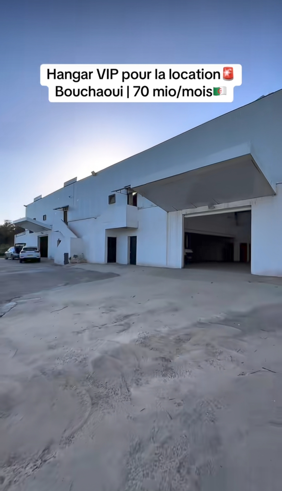 🏭 FOR RENT: Fully Equipped VIP Hangars for Businesses in a Strategic Location in Bouchaoui, Algiers