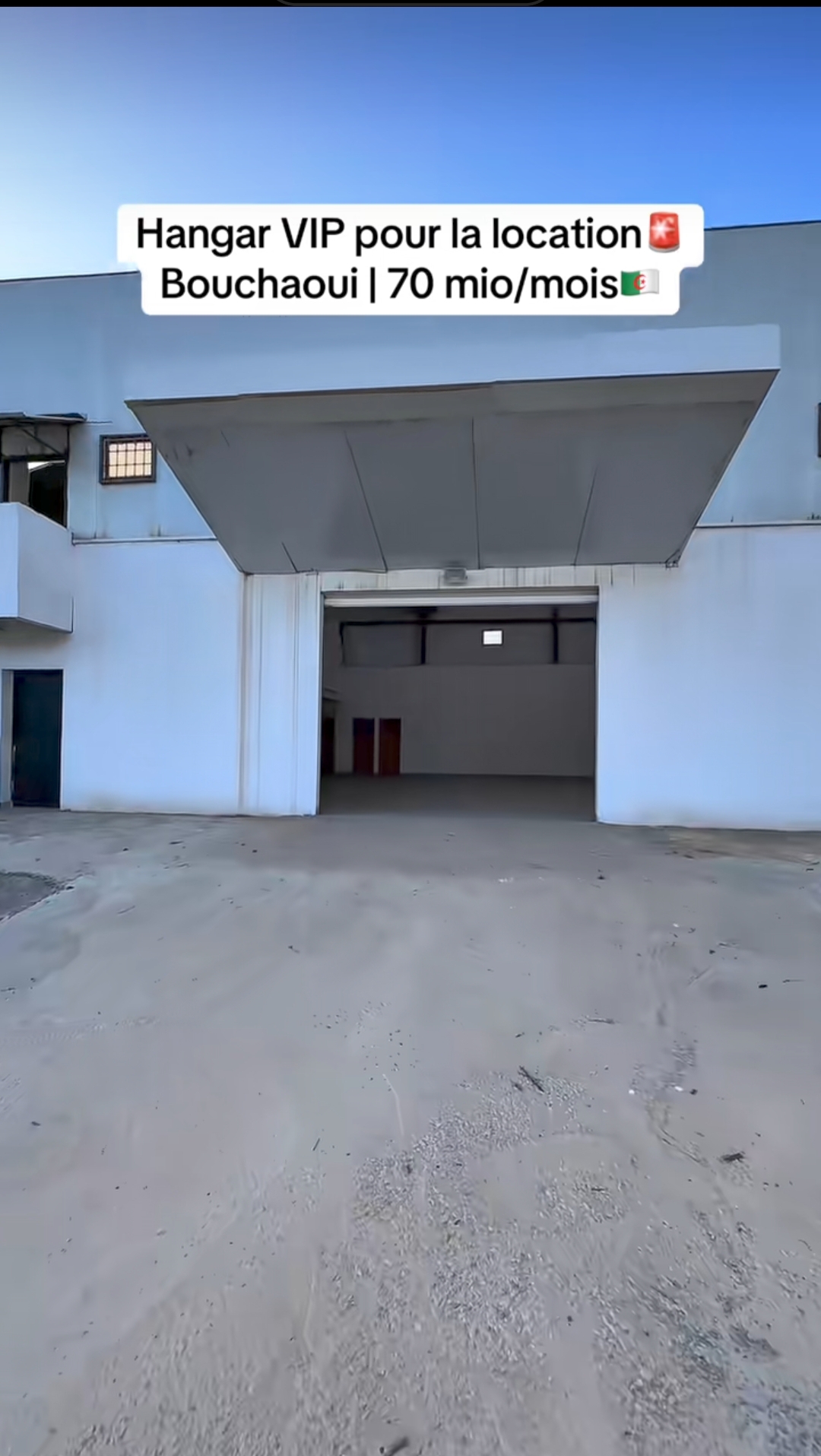 🏭 FOR RENT: Fully Equipped VIP Hangars for Businesses in a Strategic Location in Bouchaoui, Algiers