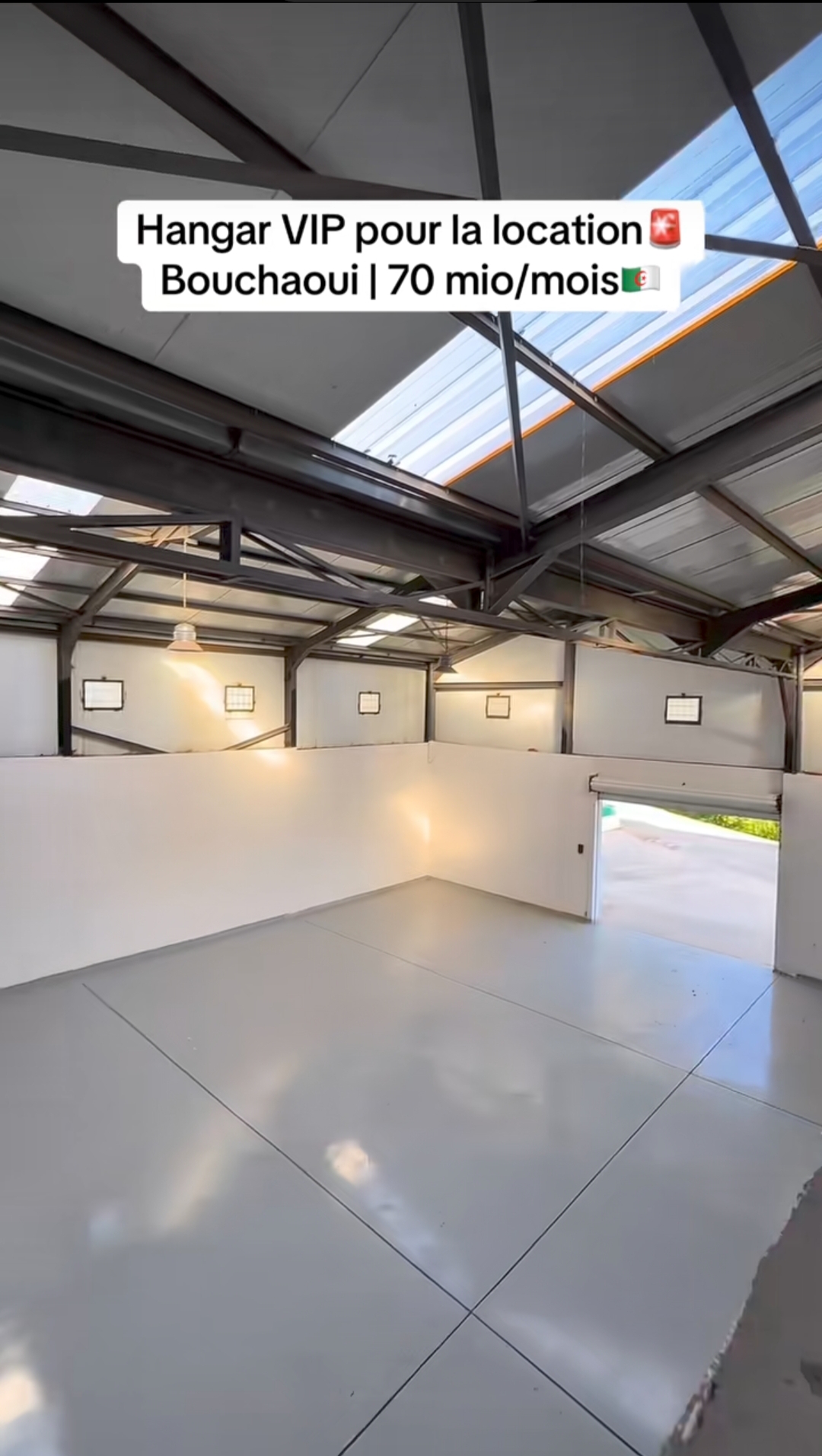 🏭 FOR RENT: Fully Equipped VIP Hangars for Businesses in a Strategic Location in Bouchaoui, Algiers