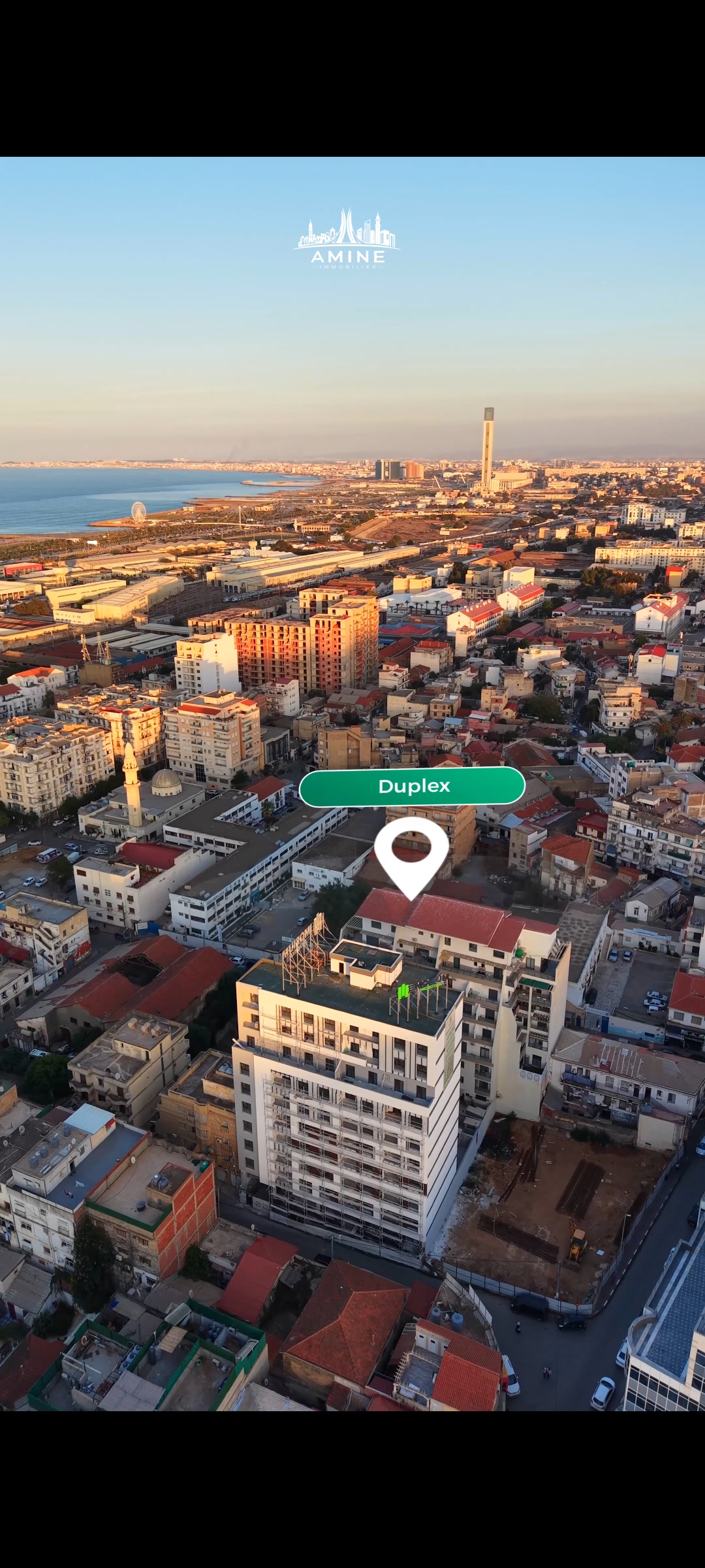 Luxury F7 Duplex for Sale – El Bessma Residence, Hussein Dey, Algiers